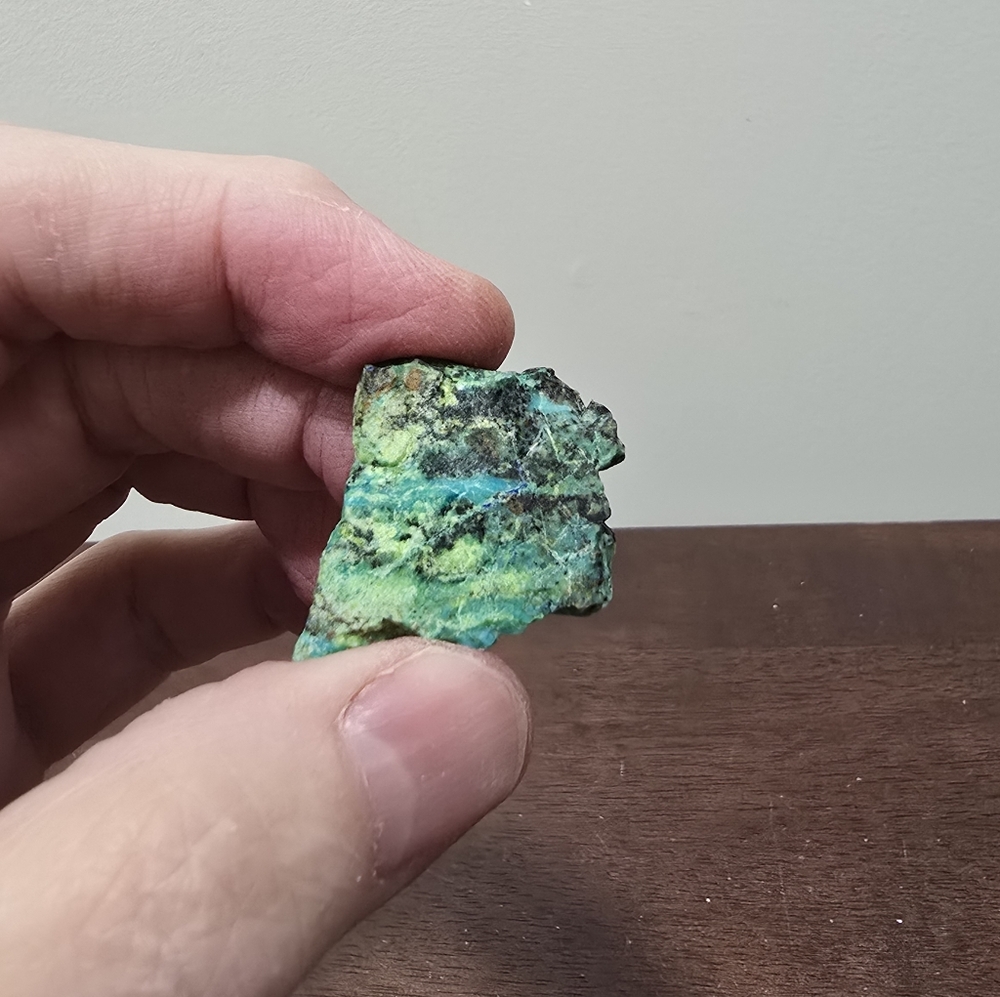 Chrysocholla, Azurite, Malachite Crystal Slab #C